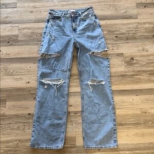 ZARA distressed women’s jeans